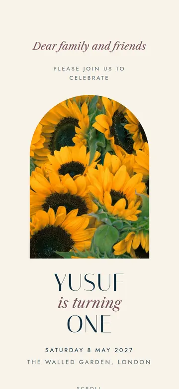 In Bloom template on a phone