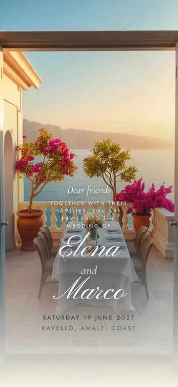 Villa template on a phone